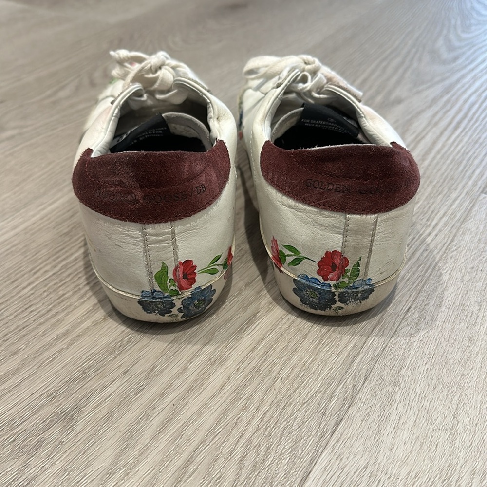Golden Goose Floral Superstar Sneakers - Picture 4 of 8